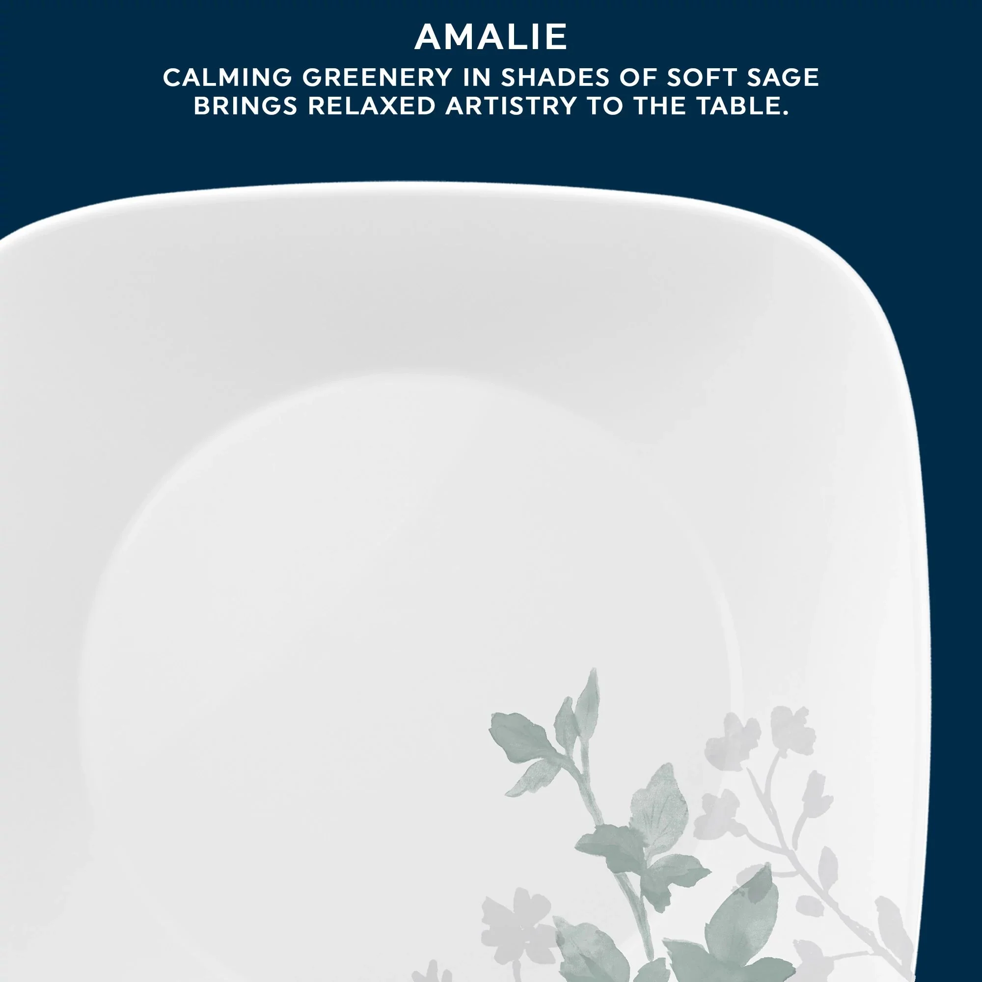 Corelle® Square Amalie 9" Salad Plate - Image 4