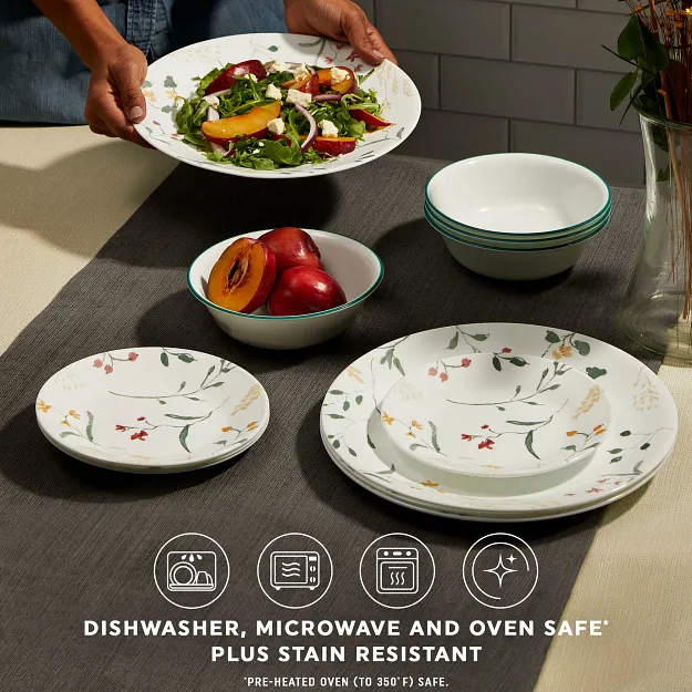 Corelle® Wildflower Scatter 32-piece Dinnerware Set, Service for 8 - Image 3
