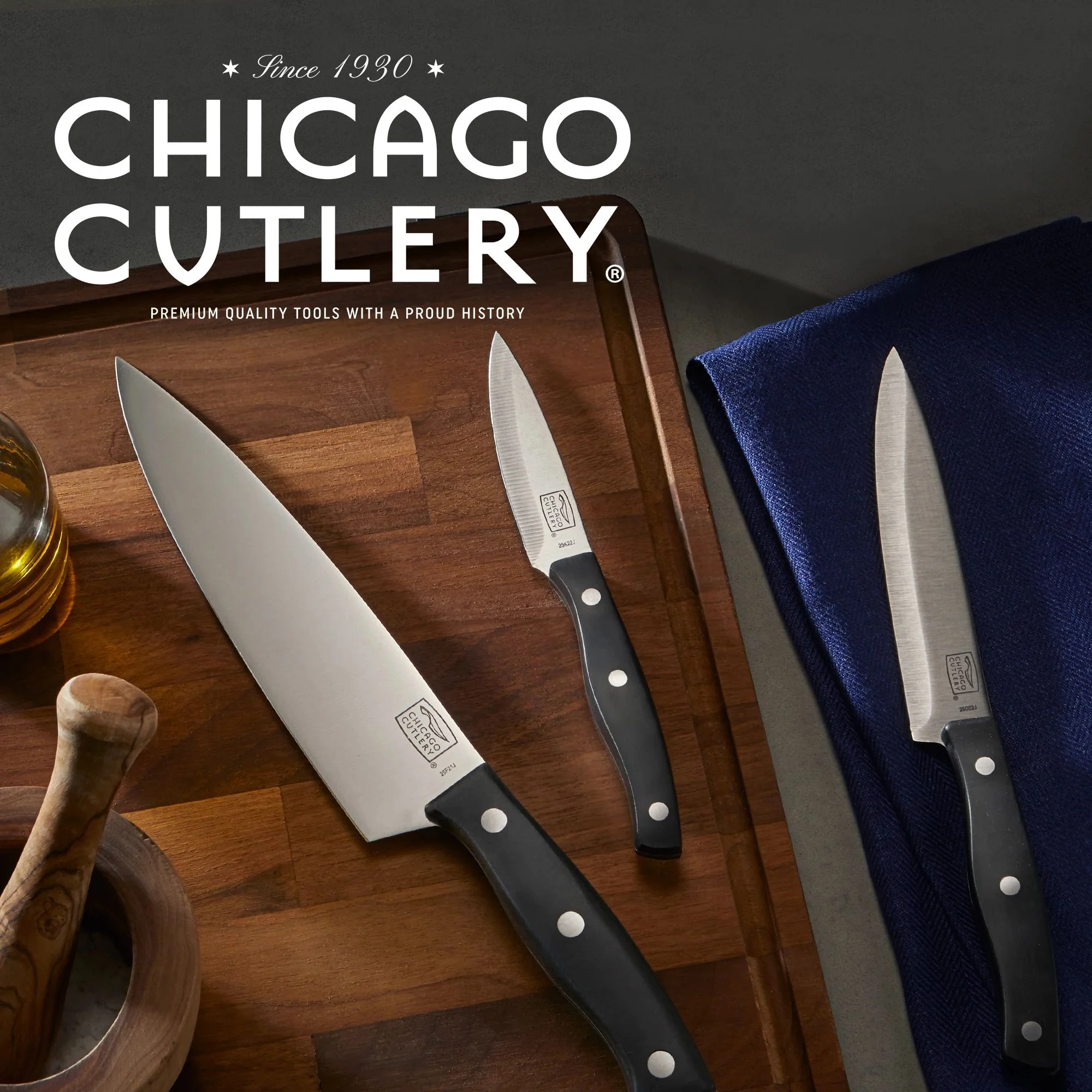 Hot Chicago Cutlery® Ellsworth 3-piece Knife Set - Image 5