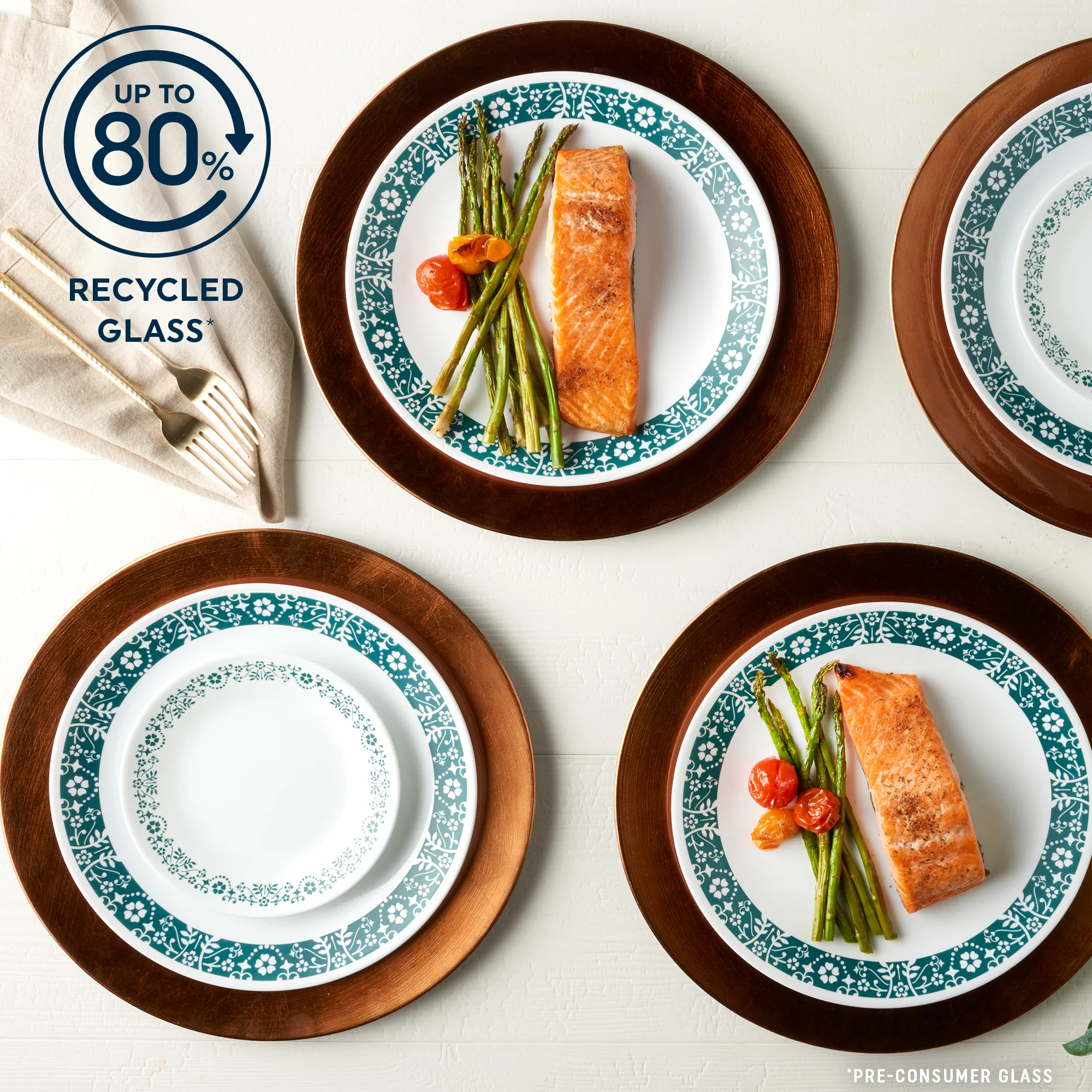 Corelle® Penelope 18-piece Dinnerware Set, Service for 6 - Image 3