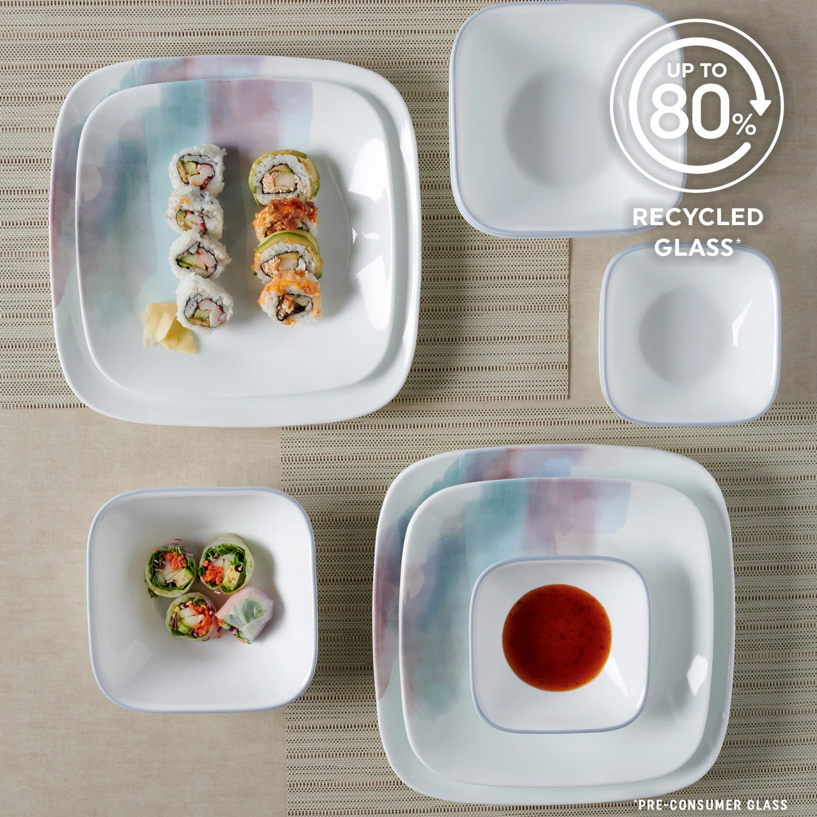 Corelle® Aquarello 16-piece Dinnerware Set, Service for 4 - Image 6