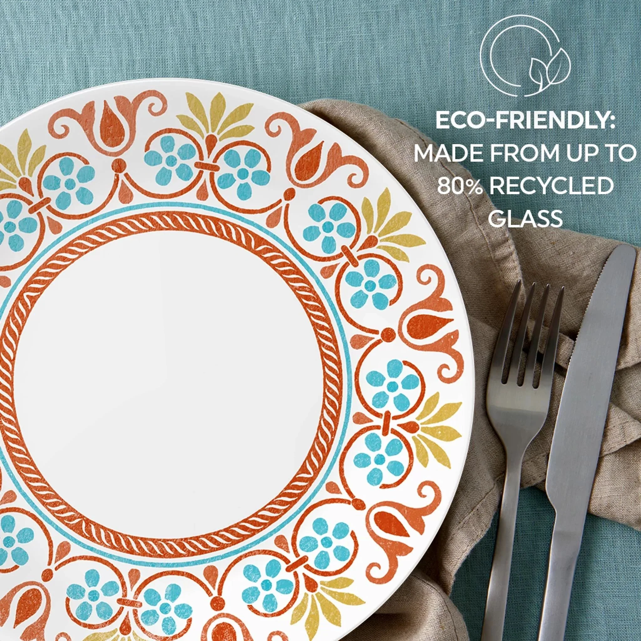 Corelle® Global Collection Terracotta Dreams 18-piece Dinnerware Set, Service for 6 - Image 8