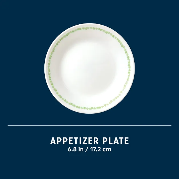 Corelle® Spring Blossom Green 6.75" Appetizer Plate - Image 7