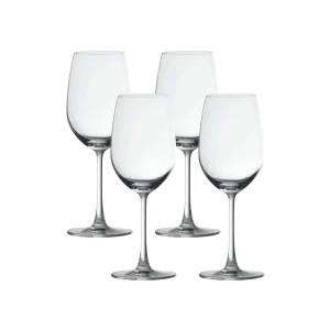 Exclusive Ocean Glass Matera White Wine Glasses (4-Pieces), 14-ounce, dishwasher safe