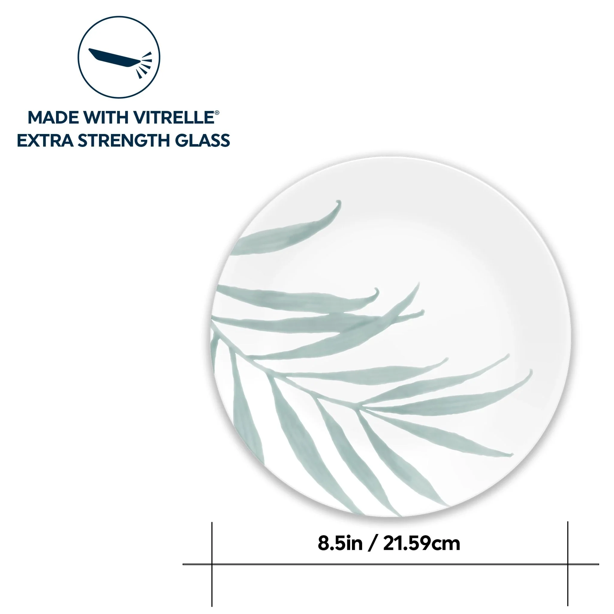 Corelle® Solar Print 8.5" Salad Plate, EXCLUSIVE - Image 4