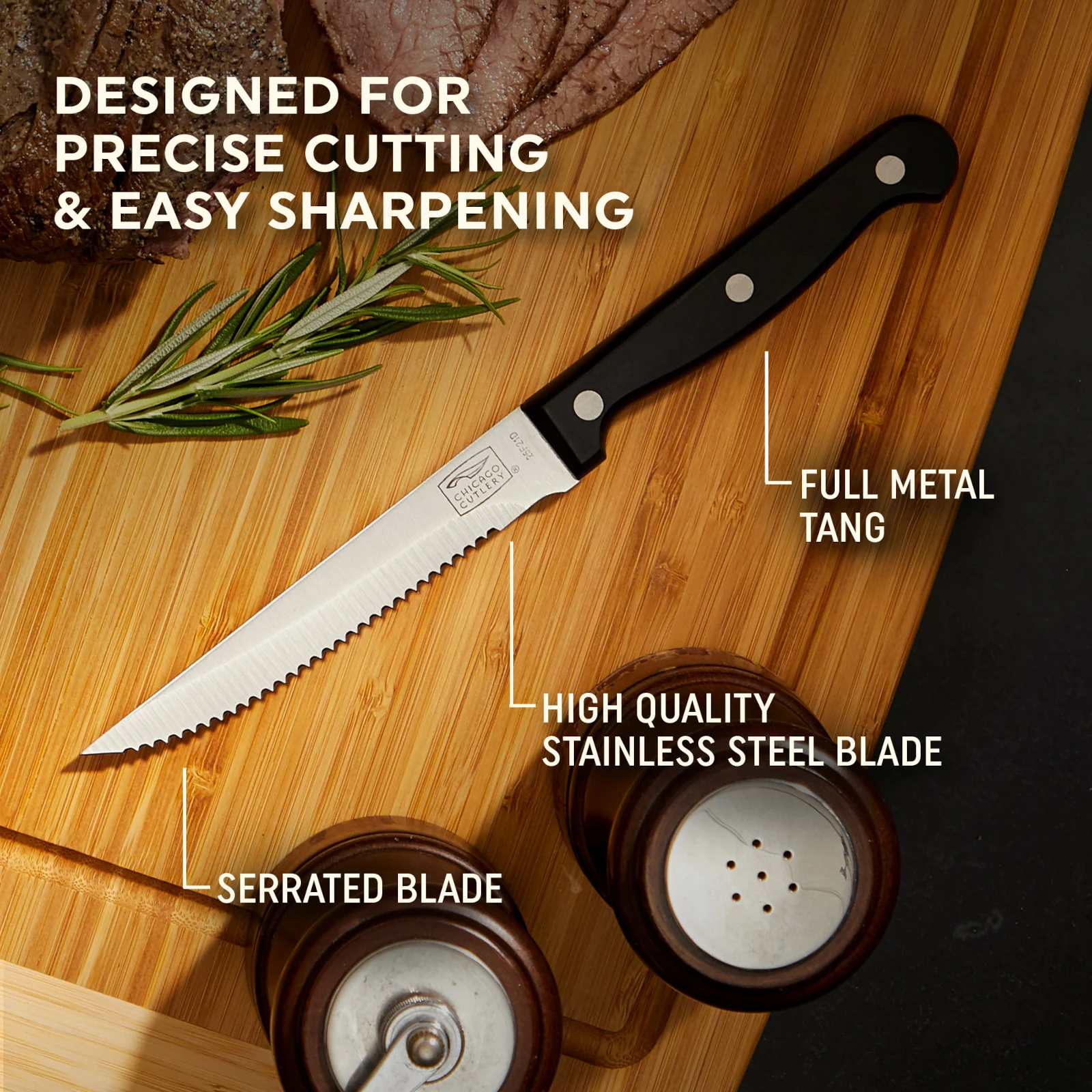 Chicago Cutlery® EssentialsTM 4-piece Steak Knife Set - Image 5
