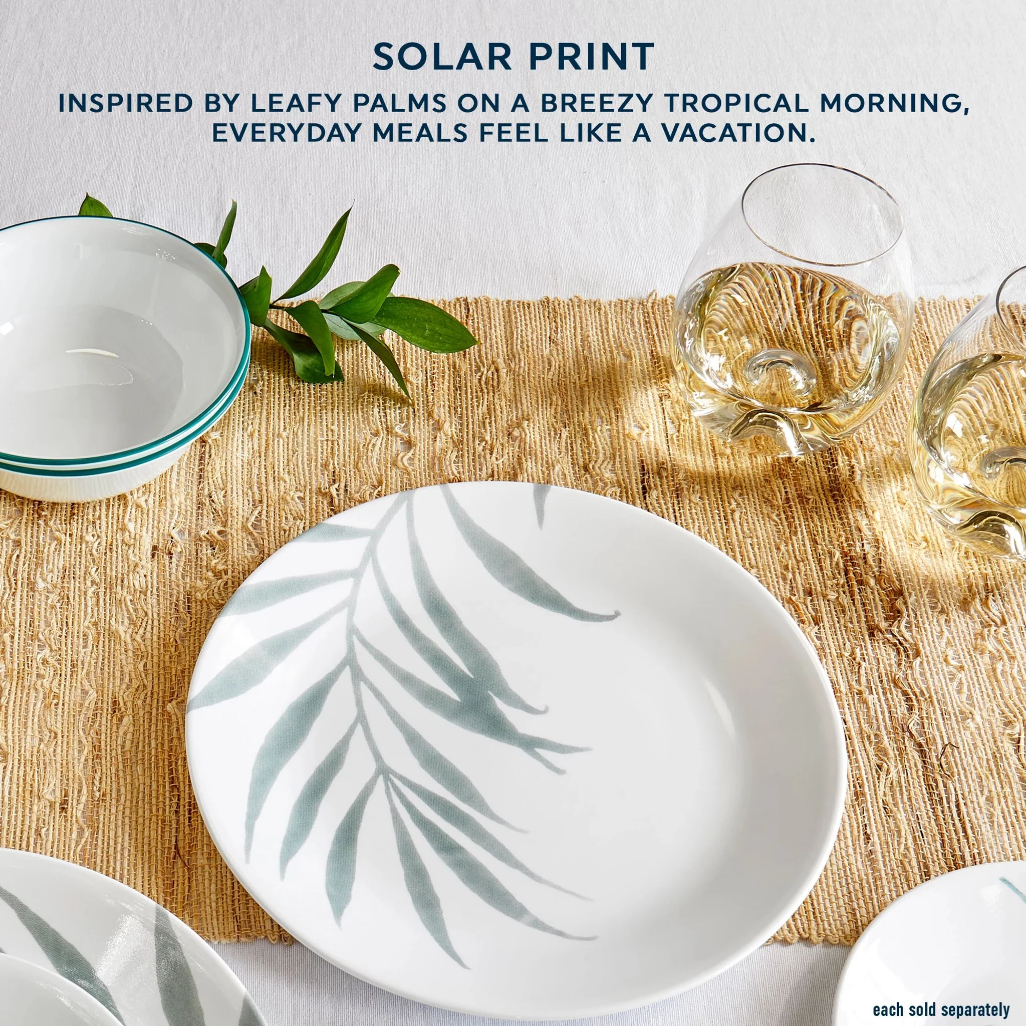 Corelle® Solar Print 6.75" Appetizer Plate, EXCLUSIVE - Image 6