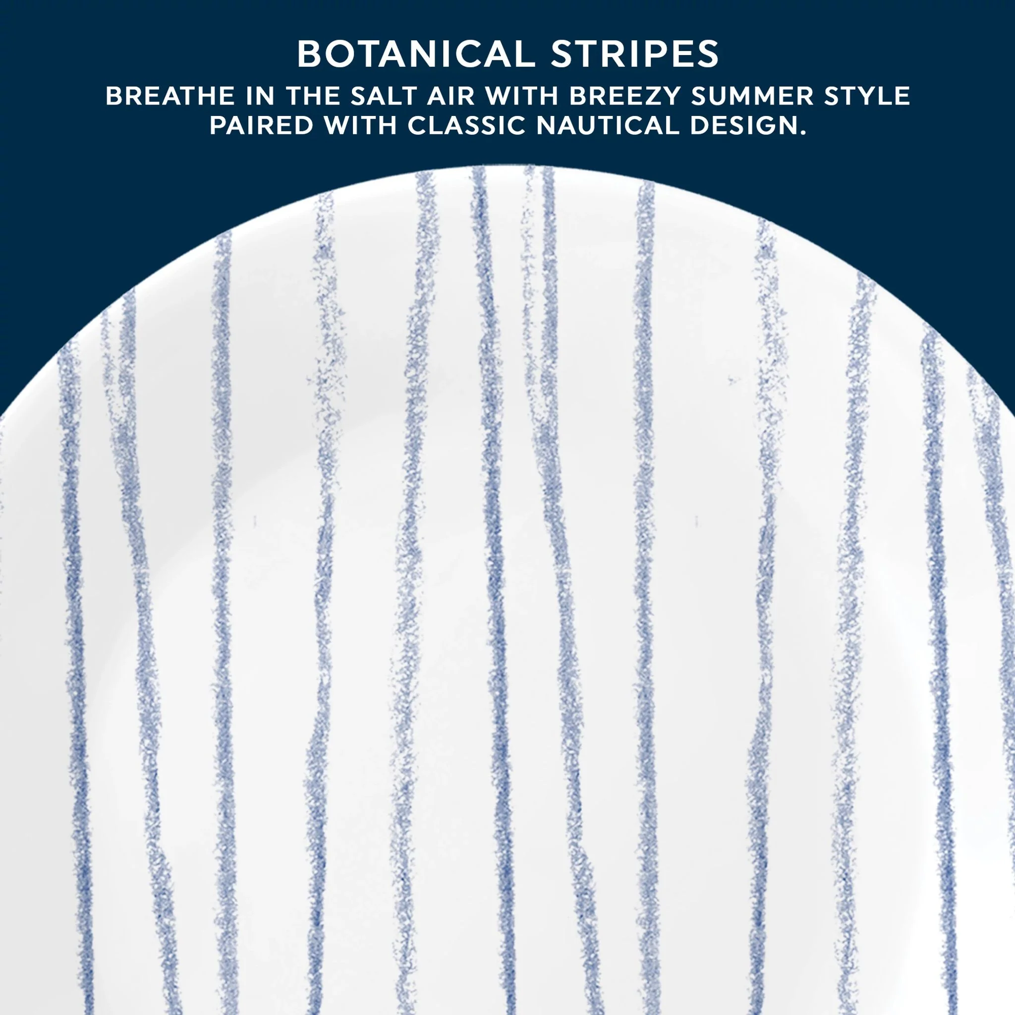 Corelle® Botanical Stripes 6.75" Appetizer Plate - Image 2