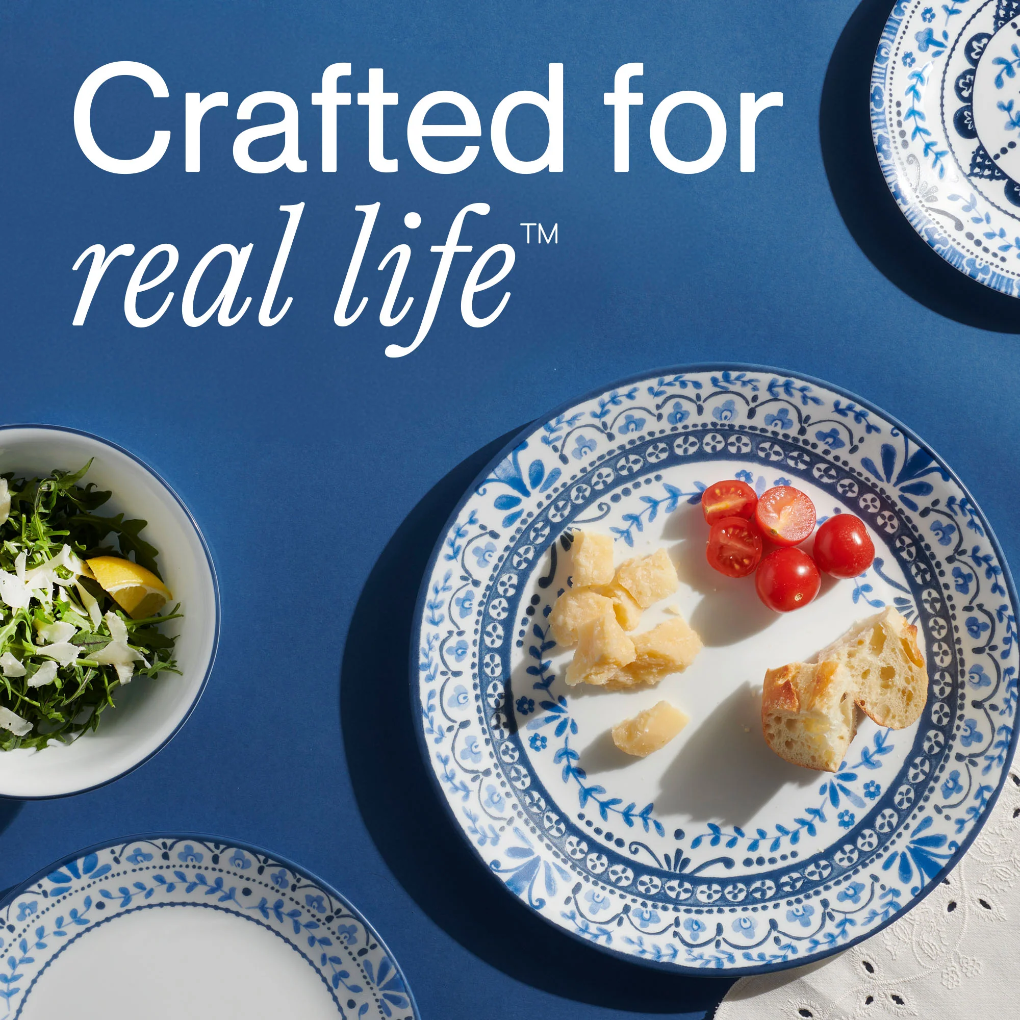 Corelle® Portofino Dinnerware Set – Service for 6 + Salad Plates - Image 4