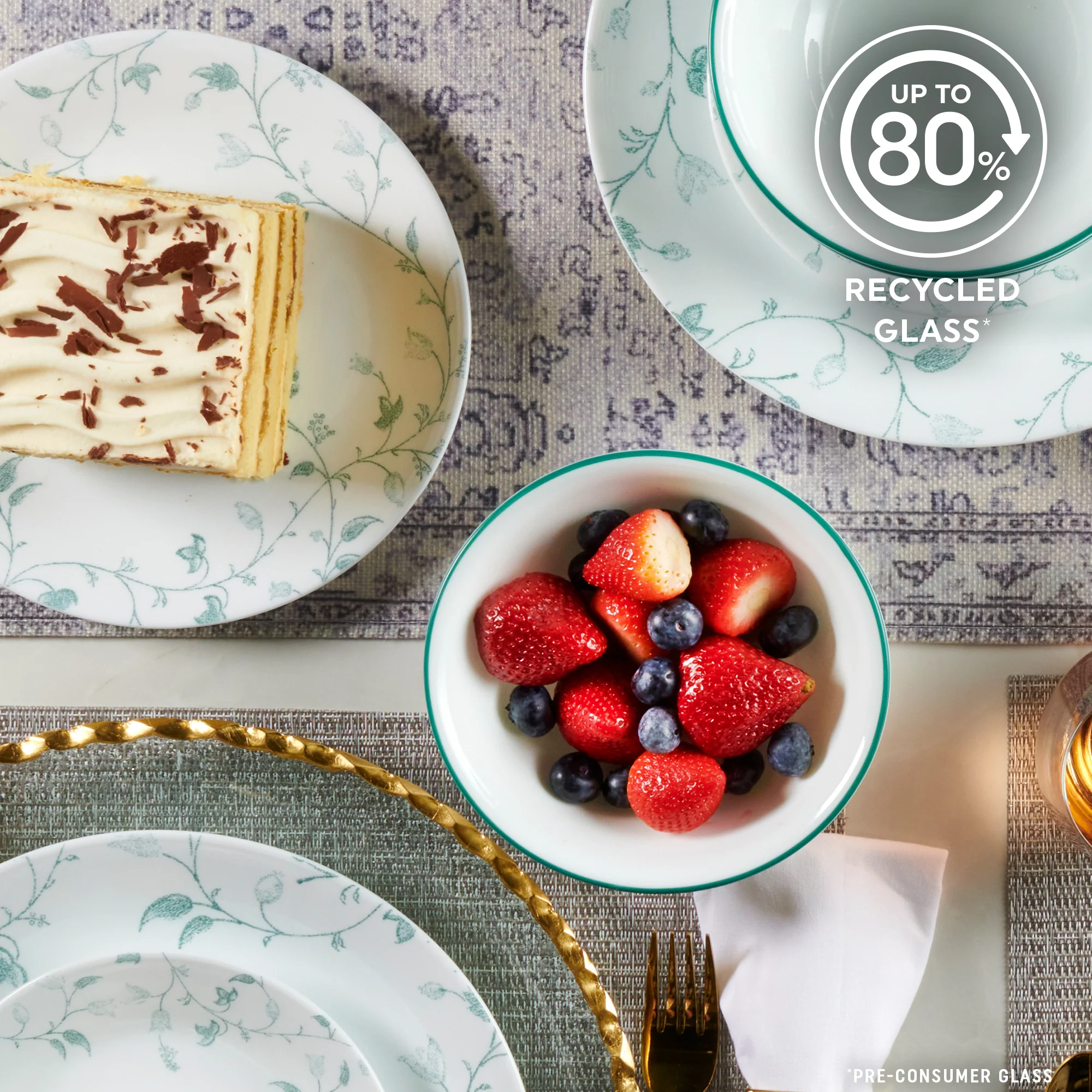 Corelle® Chambord 18-piece Dinnerware Set, Service for 6 - Image 5