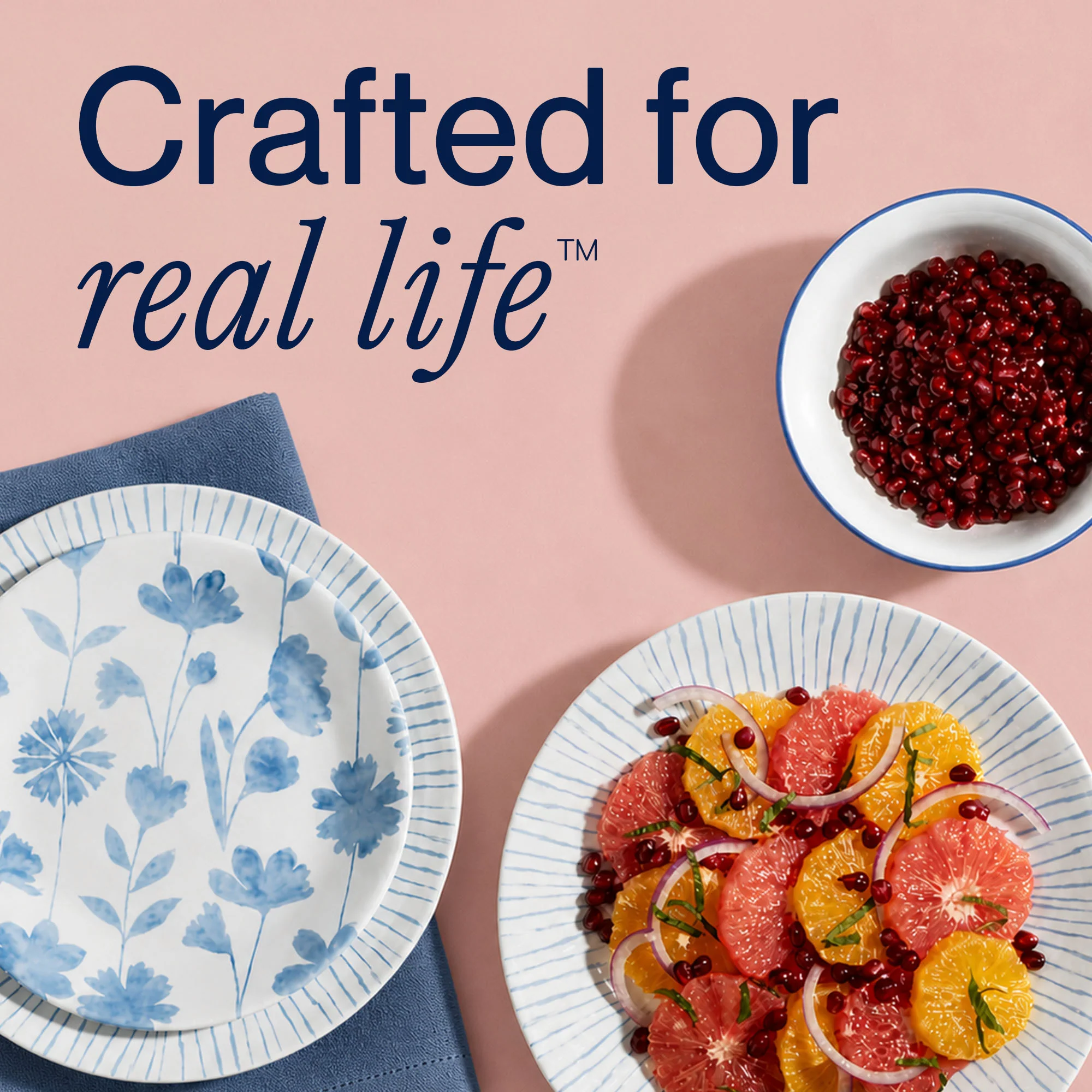 Corelle® Nautical Stripes 18-piece Dinnerware Set, Service for 6 - Image 7