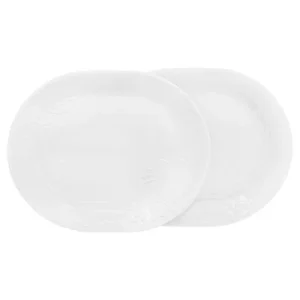 Premium Corelle® Cherish 12.25" Serving Platters, 2-pack