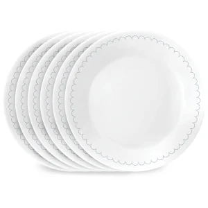 Corelle® Caspian Lace 6.75" Appetizer Plate, 6-pack