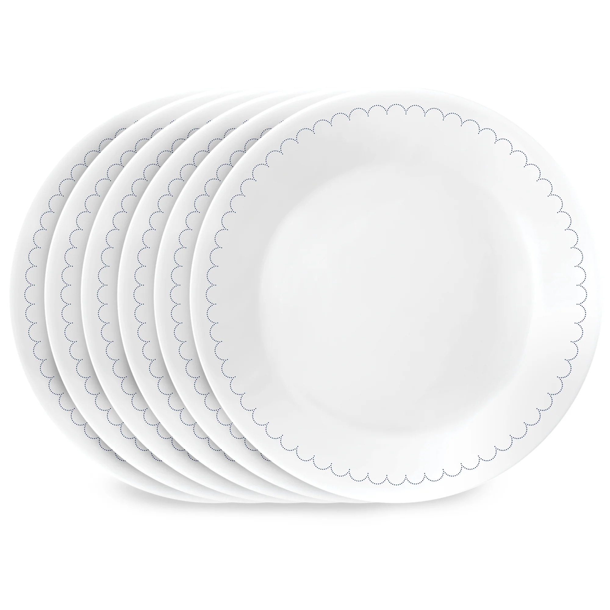 Corelle® Caspian Lace 6.75" Appetizer Plate, 6-pack