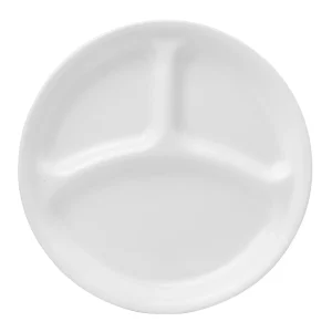 Exclusive Corelle® Winter Frost White 10.25" Divided Dinner Plate