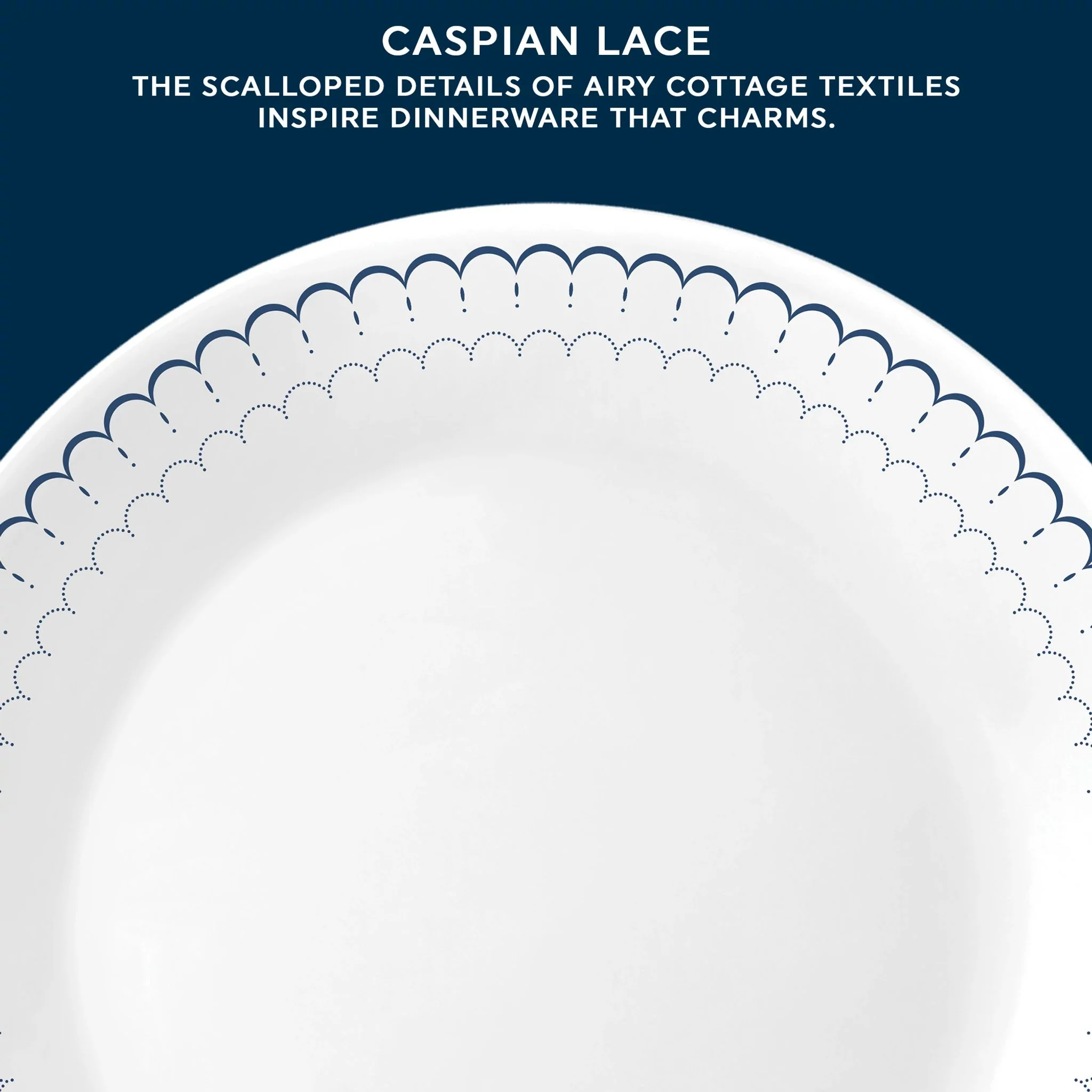 Corelle® Caspian Lace 10.25" Dinner Plates, 6-pack - Image 3