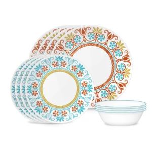 Exclusive Corelle® Global Collection Terracotta Dreams 12-piece Dinnerware Set, Service for 4