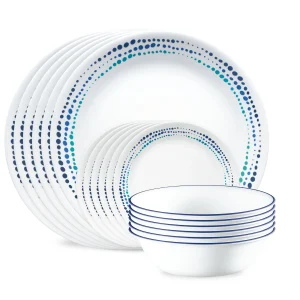 Corelle® Ocean Blues 18-piece Dinnerware Set, Service for 6
