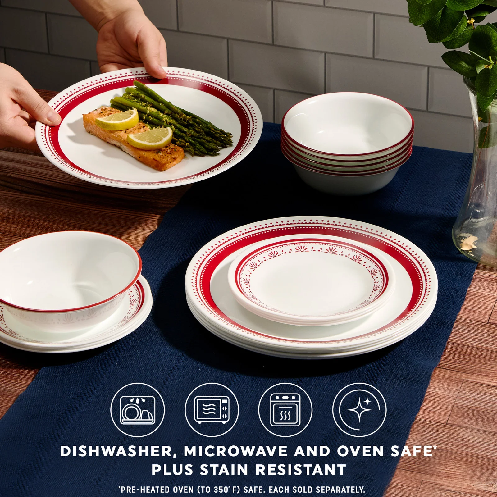 Corelle® Sadie 8.5" Salad Plate - Image 4