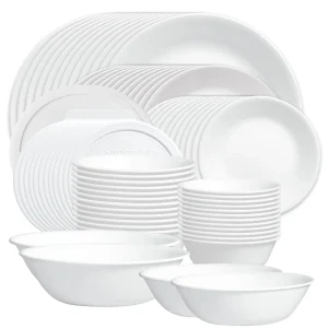 Corelle® Winter Frost White 78-piece Dinnerware Set, Service for 12