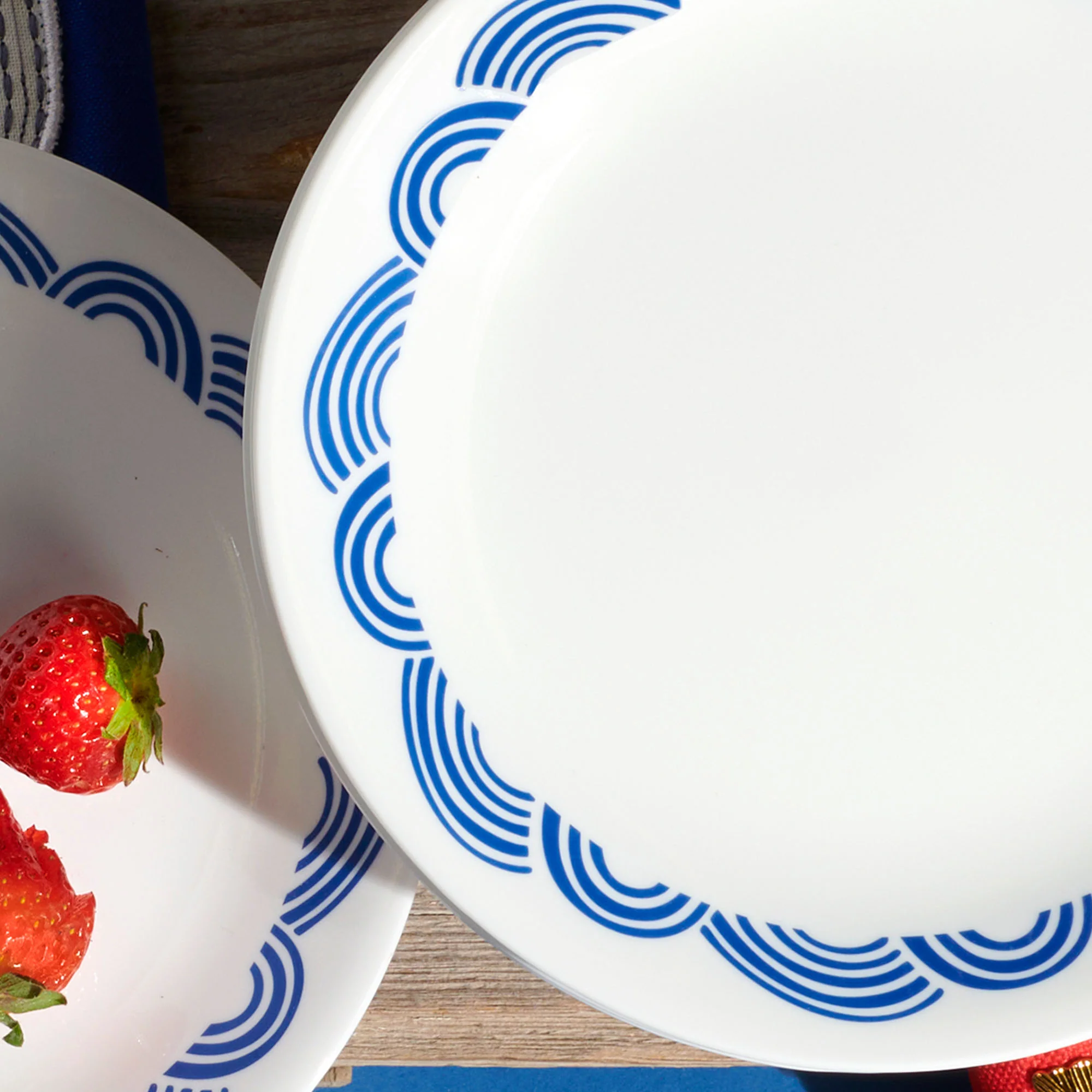 Corelle® Rolling Waves 8.5" Lunch Plate, 6-pack - Image 7