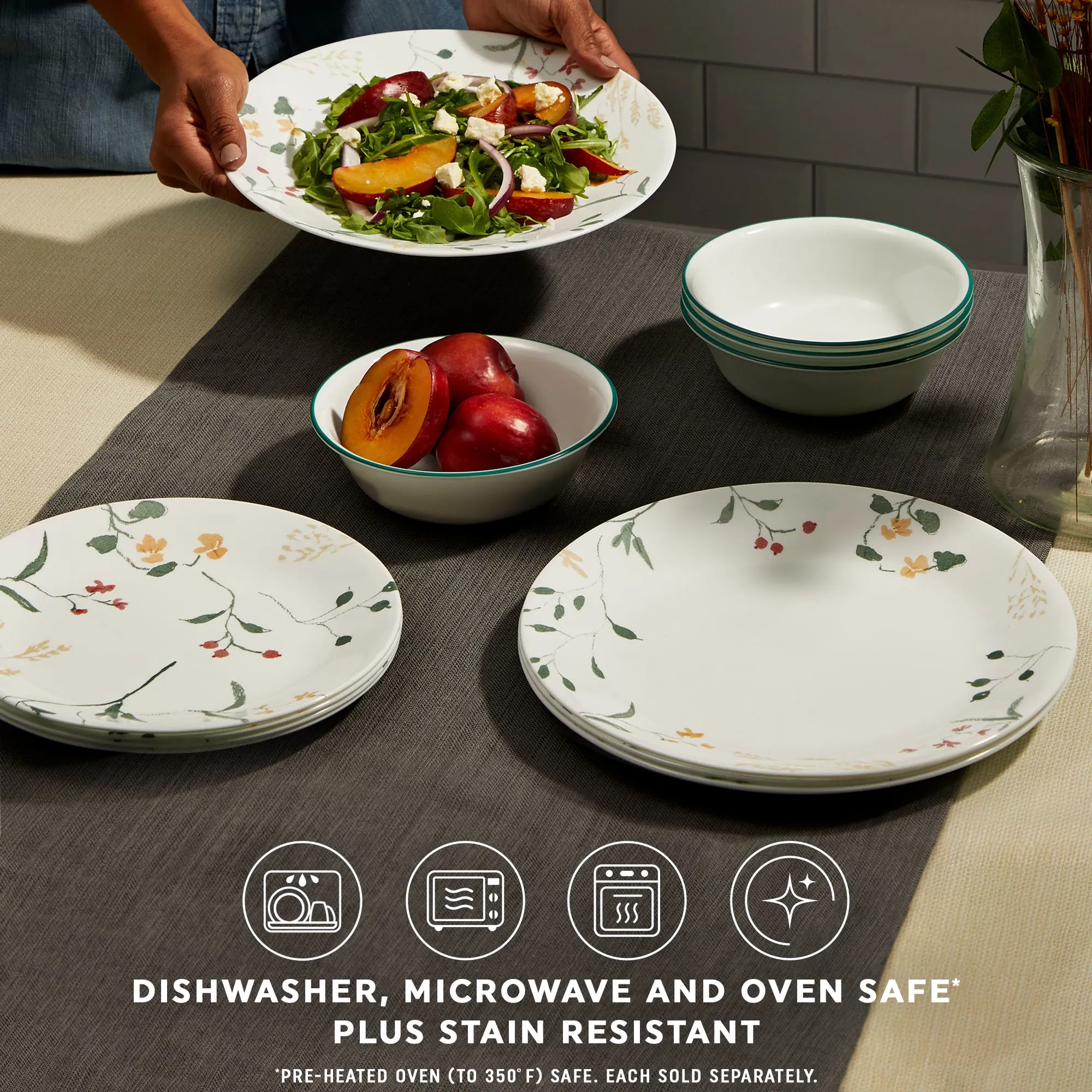 Corelle® Wildflower Scatter 10.25" Dinner Plate - Image 4