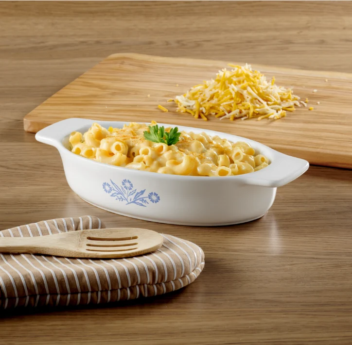 CorningWare® Cornflower Blue 11-Inch Casserole Dish - Image 3