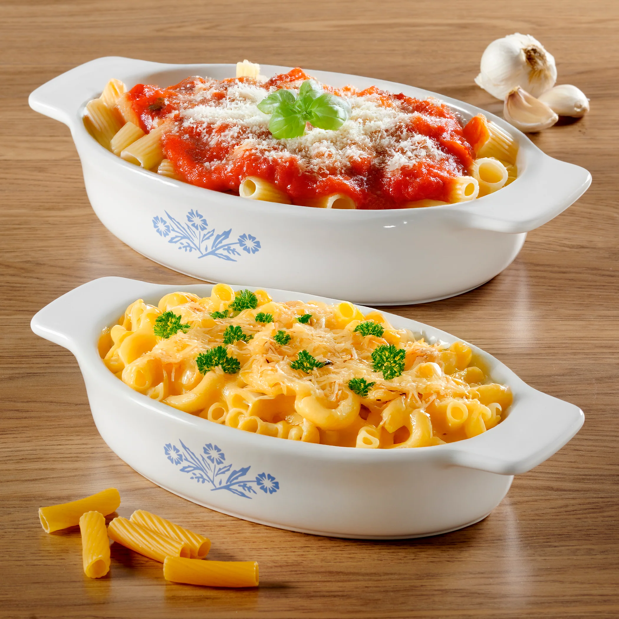 CorningWare® Cornflower Blue 13-Inch Casserole - Image 3