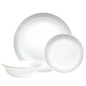 Exclusive Corelle® Mystic Gray 12-piece Dinnerware Set, Service for 4