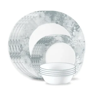 Corelle® Salt Wash 12-piece Dinnerware Set, Service for 4