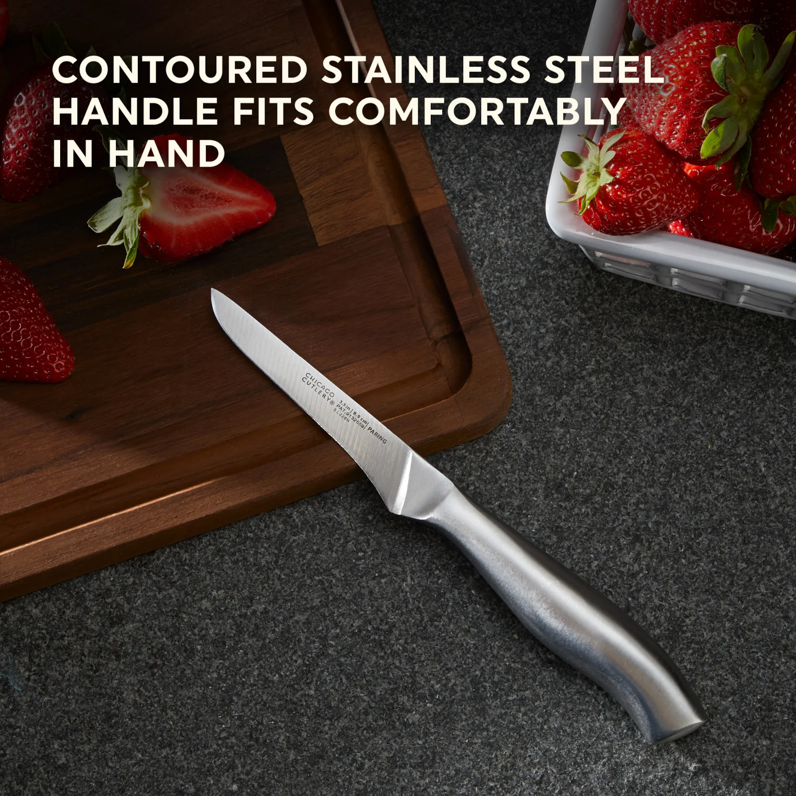 Chicago Cutlery® Insignia SteelTM Guided Grip 2-piece Knife Set - Image 4