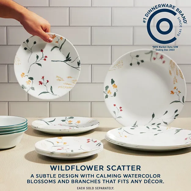 Corelle® Wildflower Scatter 18-ounce Cereal Bowl - Image 3