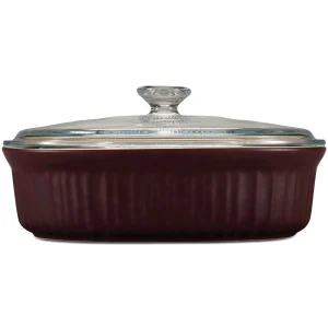 CorningWare® French Colors 2.5-quart Oval Baking Dish, Cabernet
