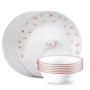 Corelle® Sweet Flora 18-piece Dinnerware Set, Service for 6