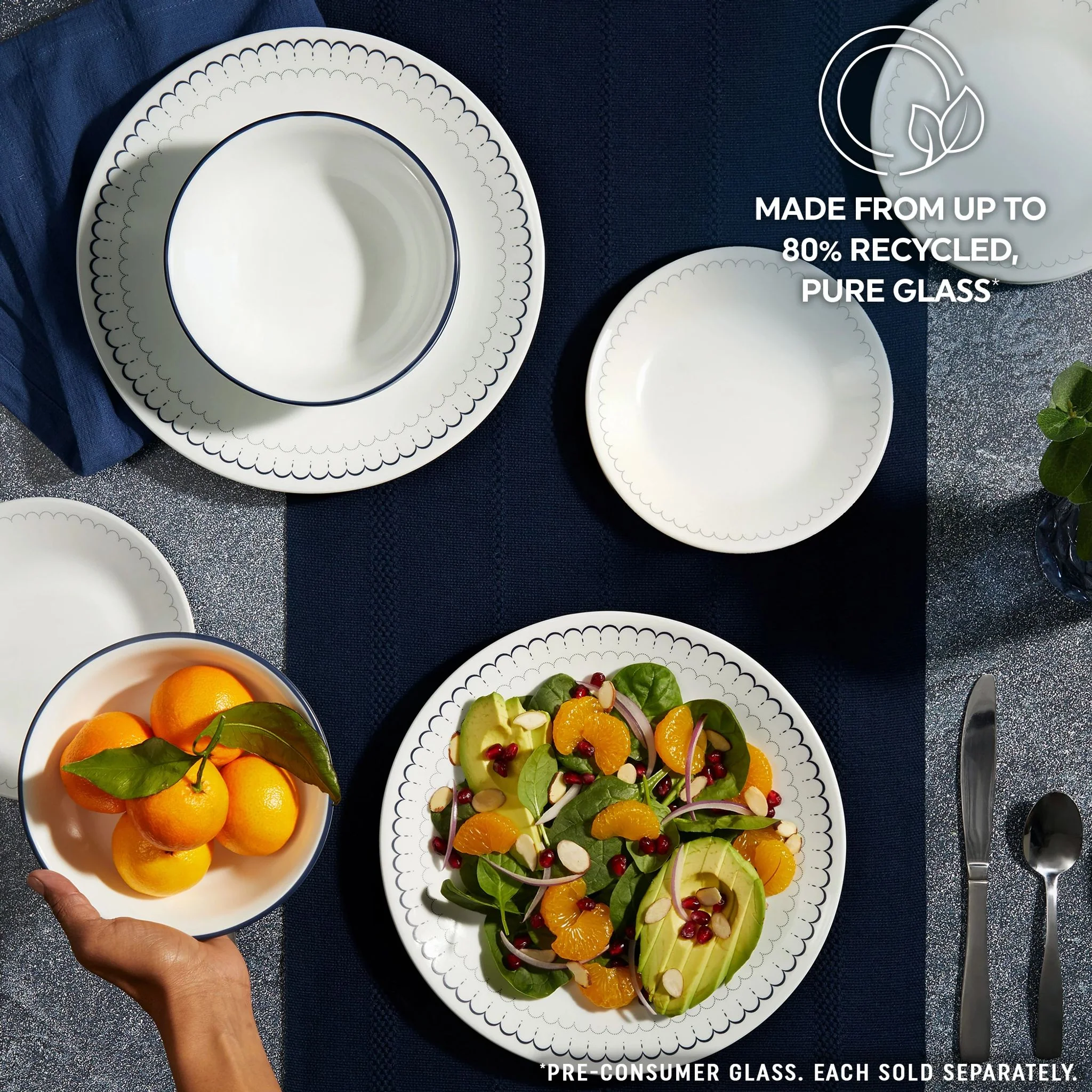 Corelle® Caspian Lace 10.25" Dinner Plates, 6-pack - Image 5
