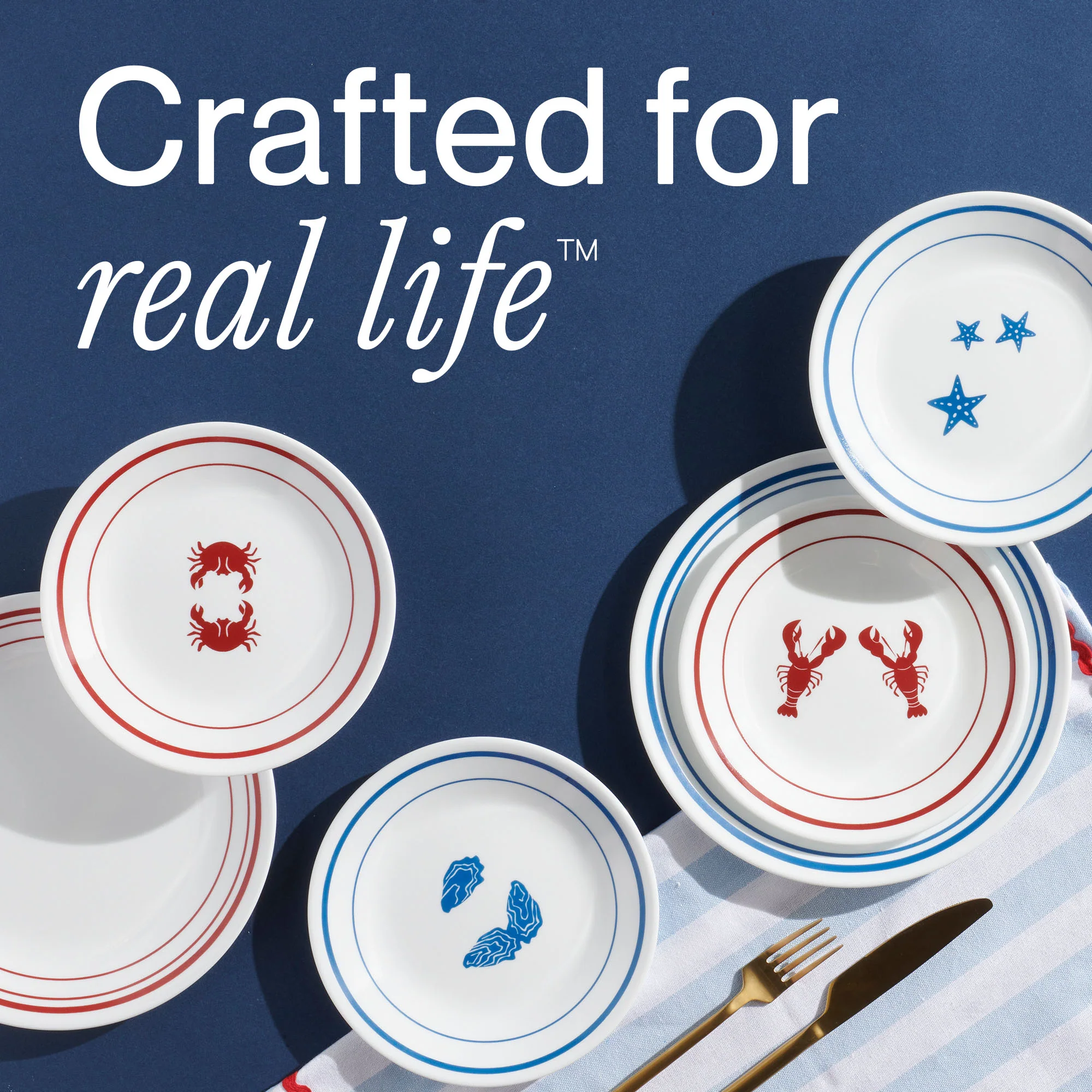 Corelle® Rockland Harbor 6.75" Appetizer Plate, 8-pack - Image 7