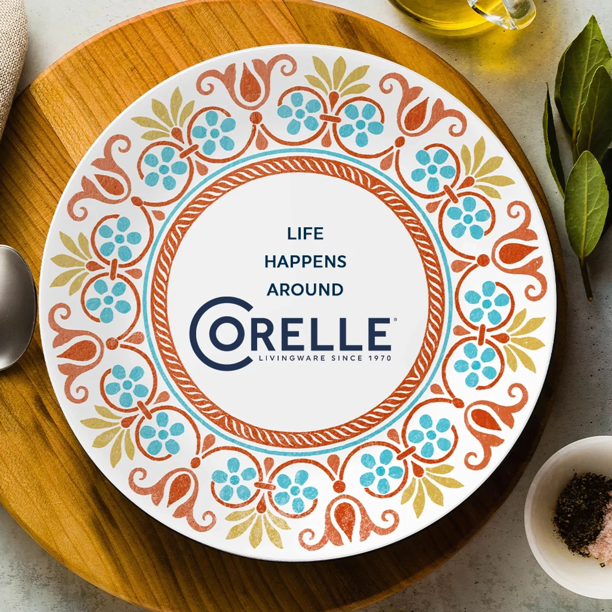 Corelle® Global Collection Terracotta Dreams 18-piece Dinnerware Set, Service for 6 - Image 7
