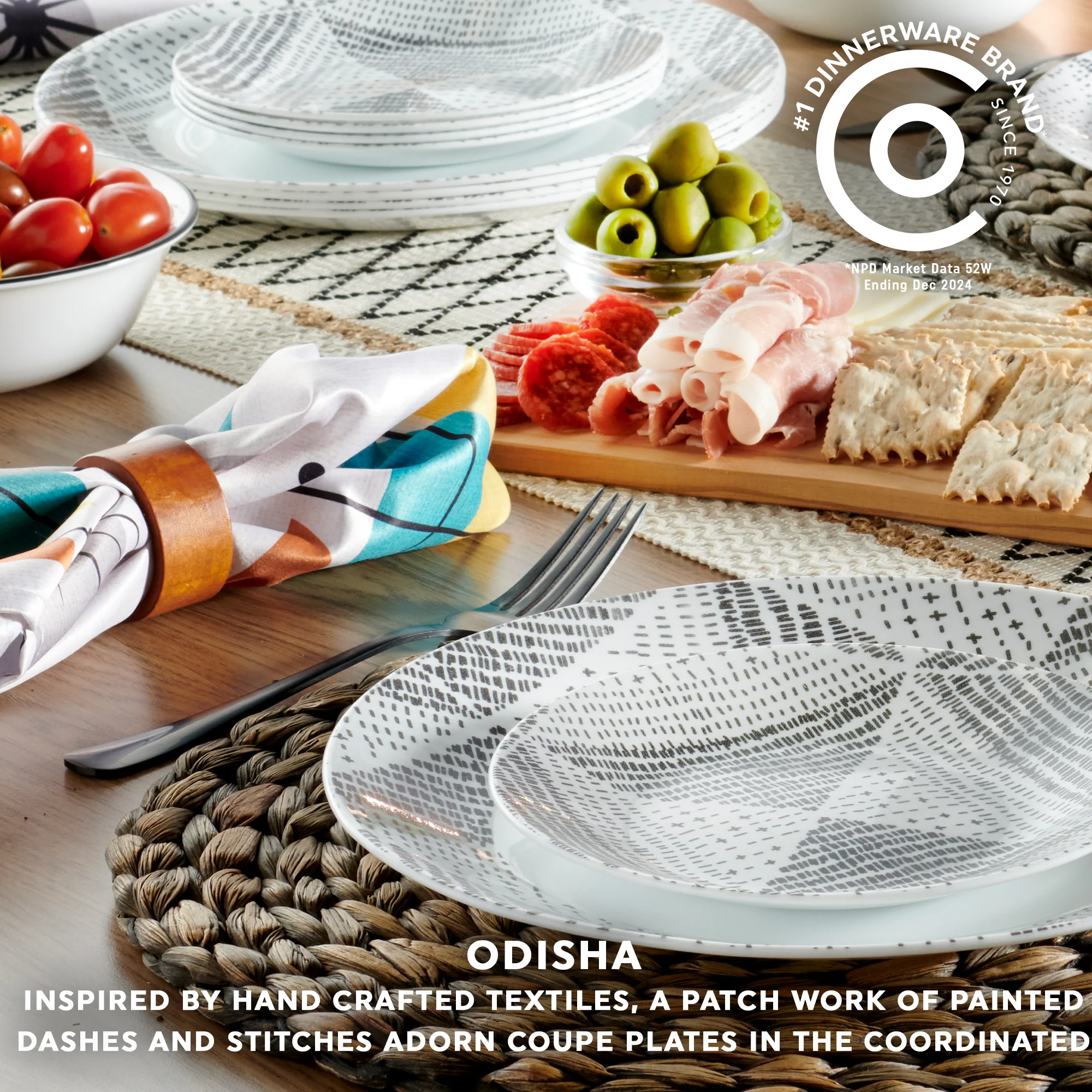 Corelle® Odisha 18-piece Dinnerware Set, Service for 6 - Image 3