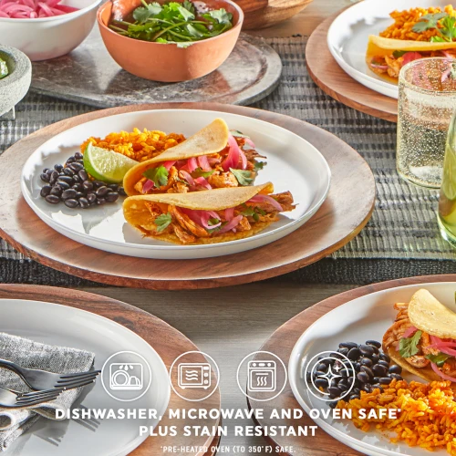 Corelle® Modern Rounds Dinnerware Set – Service for 4 + Meal Bowls - Image 5
