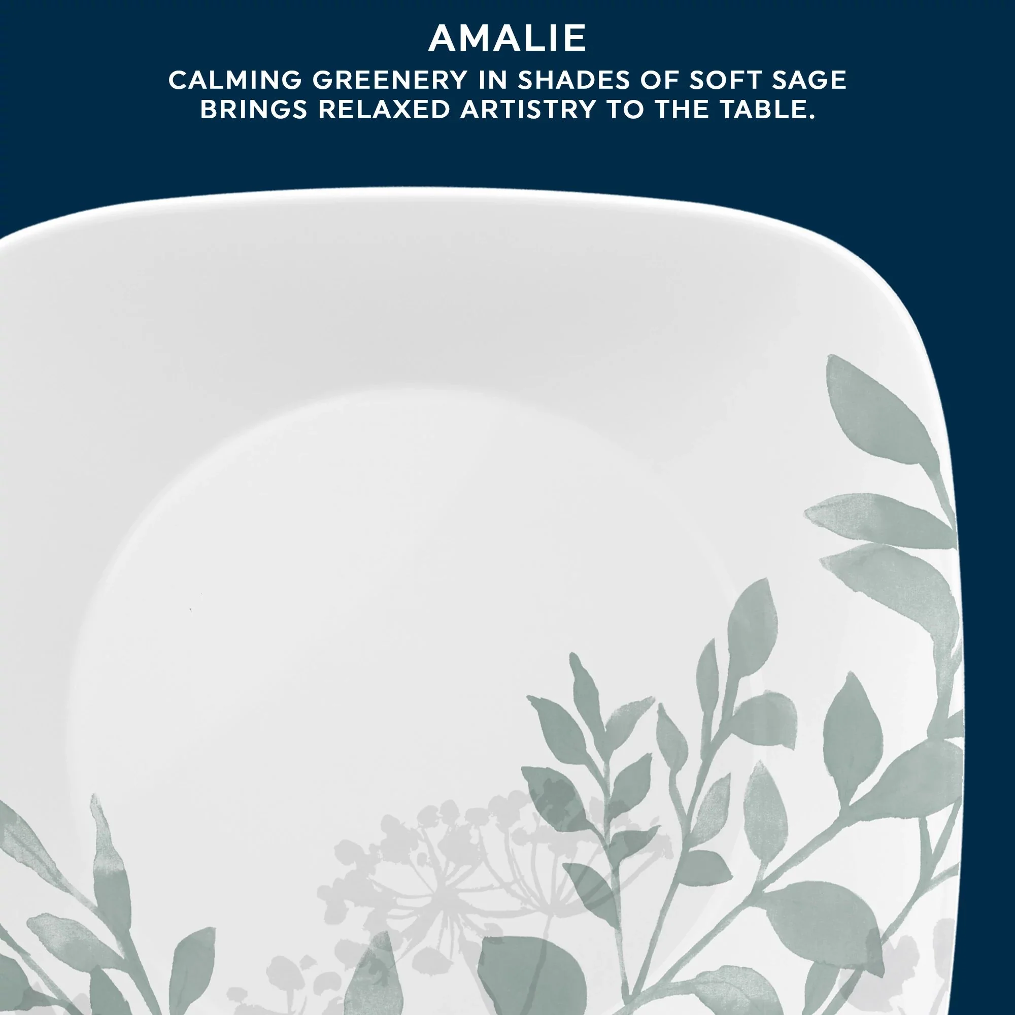 Corelle® Square Amalie 6.5" Appetizer Plate - Image 4