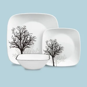 Corelle® Timber Shadows 12-piece Dinnerware Set, Service for 4