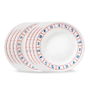 Corelle® Sailing Away 6.75" Appetizer Plate, 8-pack